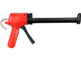 Pistoletas silikonui su srauto stabdymo vožtuvu 230 mm | 300 ml (YT-67501)
