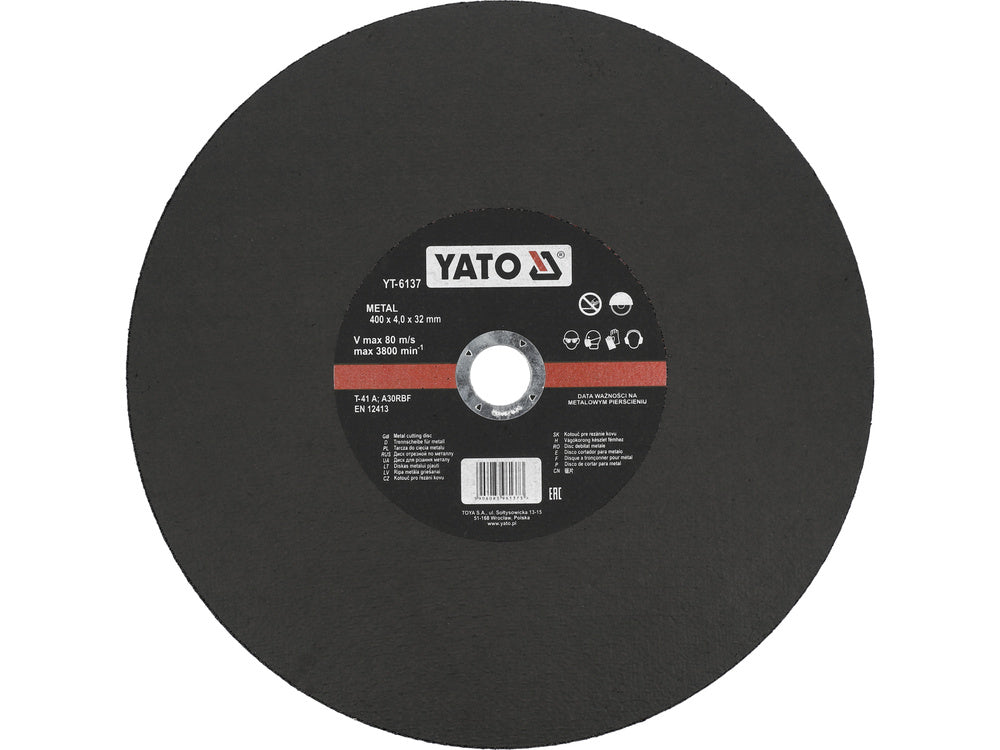 Metalo pjovimo diskas | 400x4,0x32 mm (YT-6137)