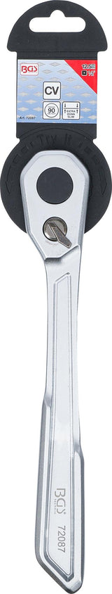 Rankena galvutėms terkšlinė | ypač plona | smulkūs dantukai | 12.5 mm (1/2") (72087)