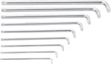 L tipo raktų rinkinys | labai ilgi | T-Star (Torx) T10 - T50 | 9 vnt. (793)