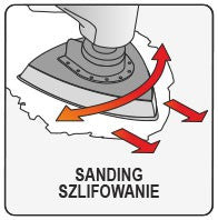 Daugiafunkcinė šlifavimo / pjovimo mašinėlė | su aksesuarais | 300 W (YT-82220)