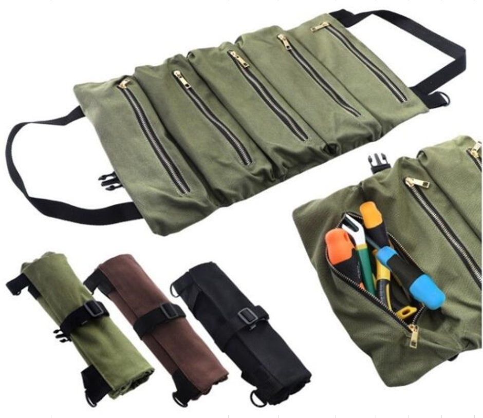 Užsegamas įrankių krepšys | 5 skyriai su užtrauktukais (TB5P)