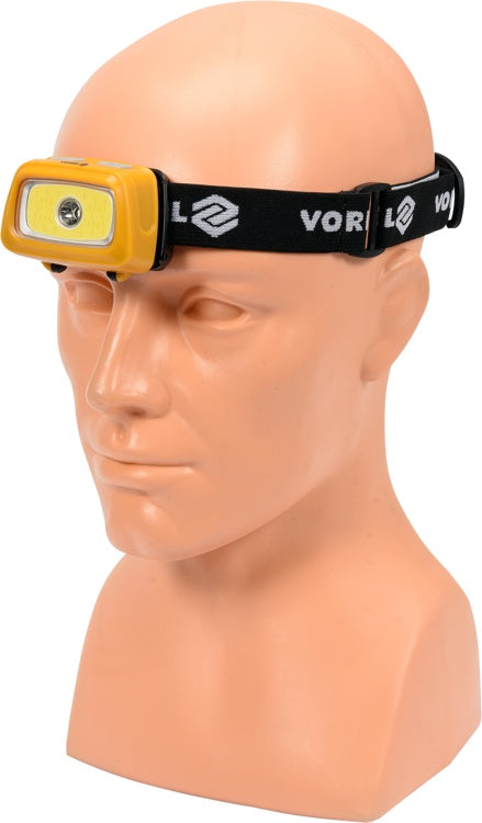 Prožektorius dedamas ant galvos XPE CREE 3W + COB LED 3W (88678)