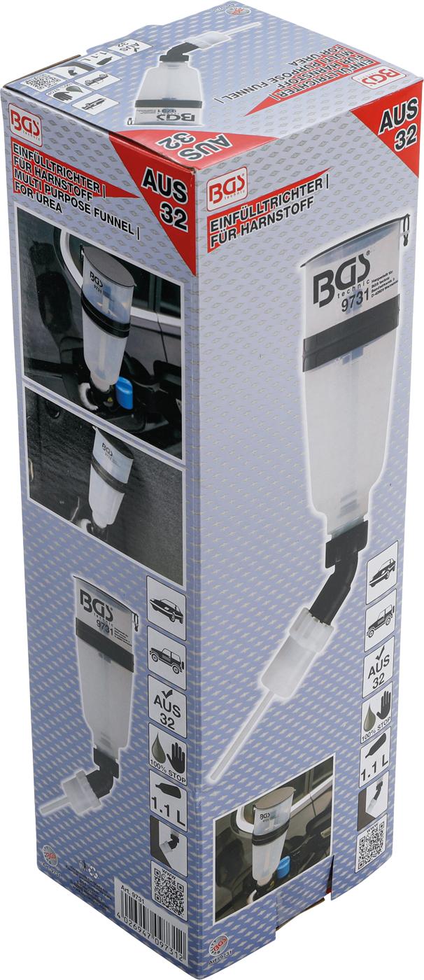 Daugiafunkcinis piltuvas | karbamidui AdBlue® (AUS 32) | lenktas (9731)