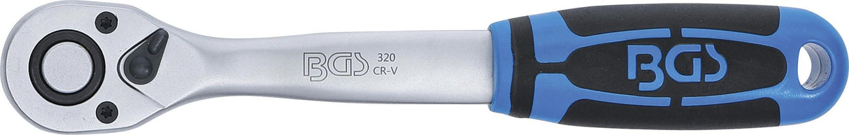 Rankena galvutėms terkšlinė | smulkūs dantukai | 12.5 mm (1/2") (320)