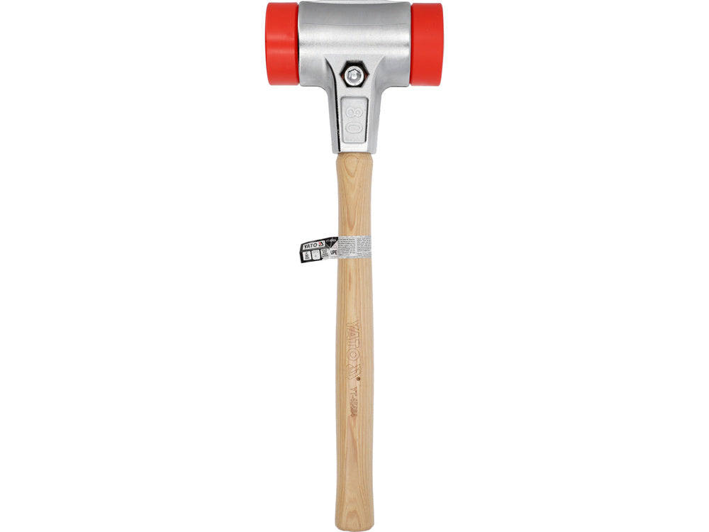 Grindinio plaktukas | hickory rankena | Ø 80 mm | 2870 g (YT-45484)