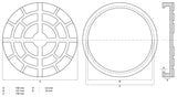 Guminis padas | auto keltuvams | Ø 150 mm (7045)