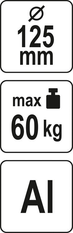 Prisisiurbiantis kėliklis | 125 mm / 60 kg (YT-37235)