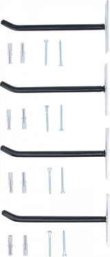 Sieninių kabliukų rinkinys ratams | 250 mm | 4 vnt. (88304)