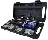 Kniediklis srieginėms kniedėms | su rinkiniu | M4-M8 | 85 vnt (BNR85S)