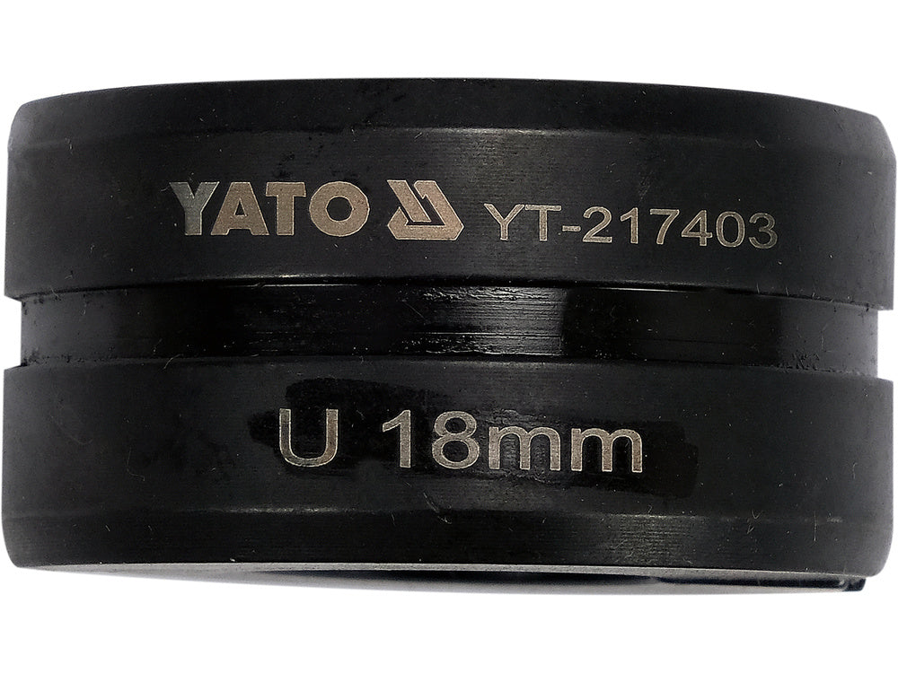 Indėklas matrica U 18 mm presavimo replėms YT-21735 (YT-217403)