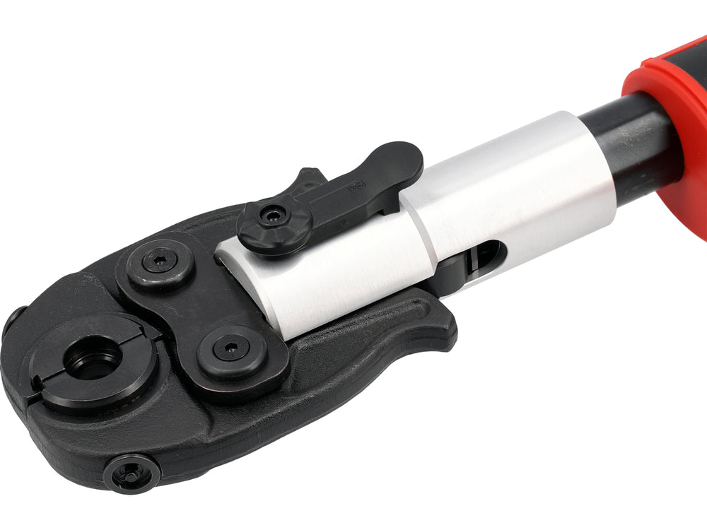 Akkukäyttöinen hydraulinen puristava pihdit PEX-putkelle | 18 V | 50 kN | kapea hylsy vaikeasti saavutettaville paikoille | ilman akkua (YT-21734)