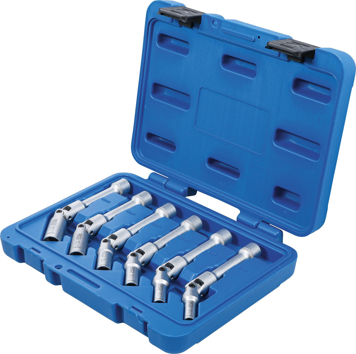 Šarnyrinių galvučių rinkinys kaitinimo žvakėms | šešiakampės | 10 mm (3/8") | 8 - 16 mm | 6 vnt. (2986)