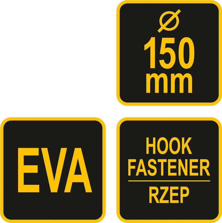 Padas velcro rankinis | 150 mm (07957)