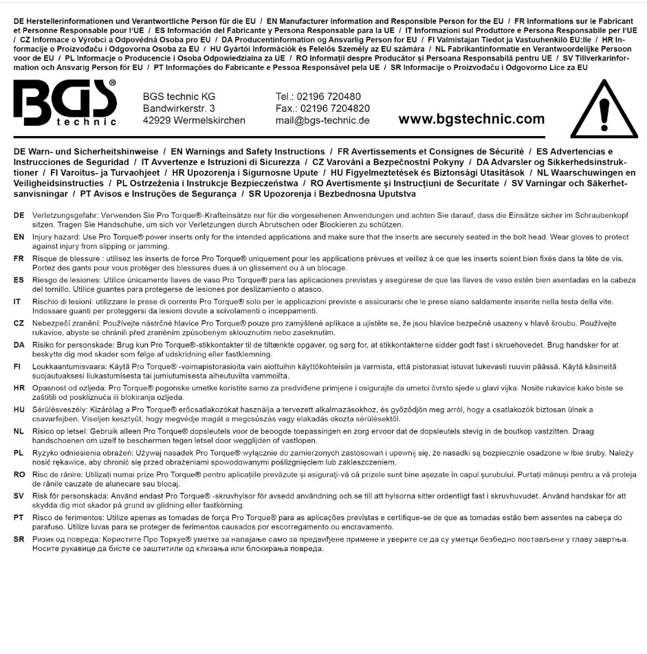 Galvutė smūginė šešiakampė ilga | 12,5 mm (1/2") | 12 mm (7212)