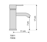 BASIN MIXER RETRO BRONZE 2 (75836)