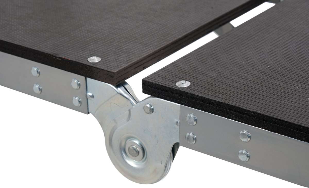 Sulankstomi pastoliai su darbine platforma | su ratukais (YT-30610)