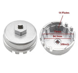 Lėkštelė tepalo filtrui | 14-kampų | Ø 64.5 mm | Toyota (OFW-65)