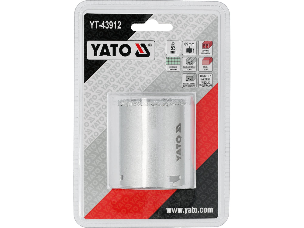 Volframo-karbido karūna | 53 mm (YT-43912)