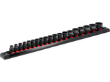 Smūginių galvučių rinkinys, šešiakampės | 9.5 mm (3/8") | 6 - 24 mm | 19 vnt. (YT-10249)