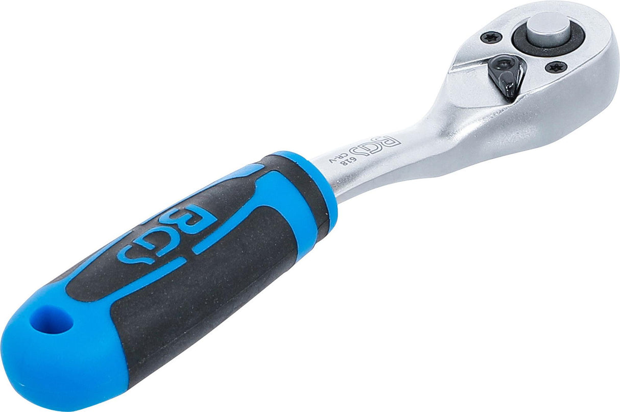 Rankena galvutėms terkšlinė | smulkūs dantukai | 6.3 mm (1/4") (618)