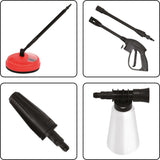 Aukšto slėgio plovimo įrenginys | su aksesuarais | 150 BAR / 2000 W (YT-85915)