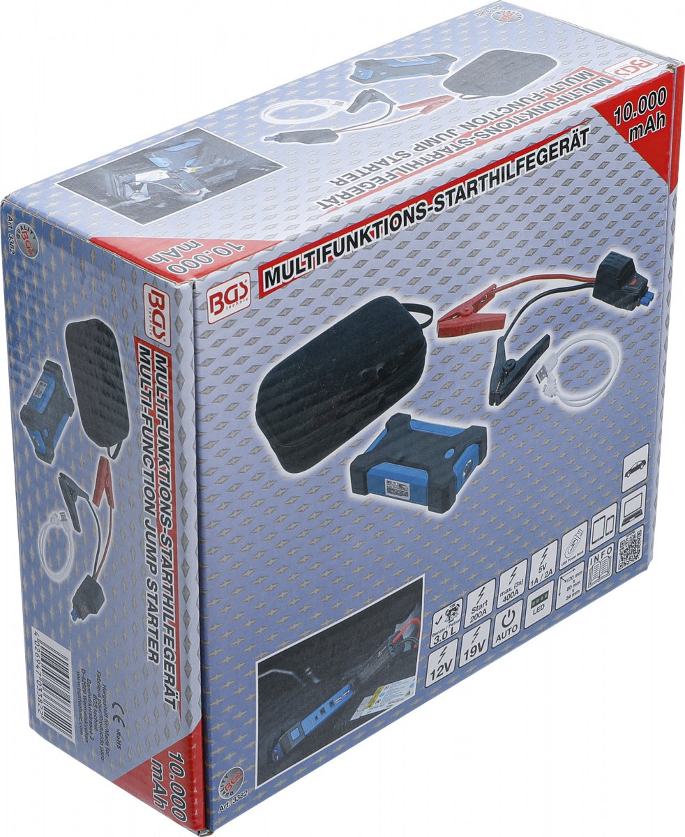 Daugiafunkcinis pakrovėjas / paleidėjas | powerbank | 10000 mAh (3382)