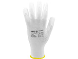 Darbo pirštinės, nailonas+ PU (YT-7470)