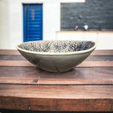 Dubuo MOSH | pilkas | blizgus | keramika | Ø18CM | H5.5CM (69995)