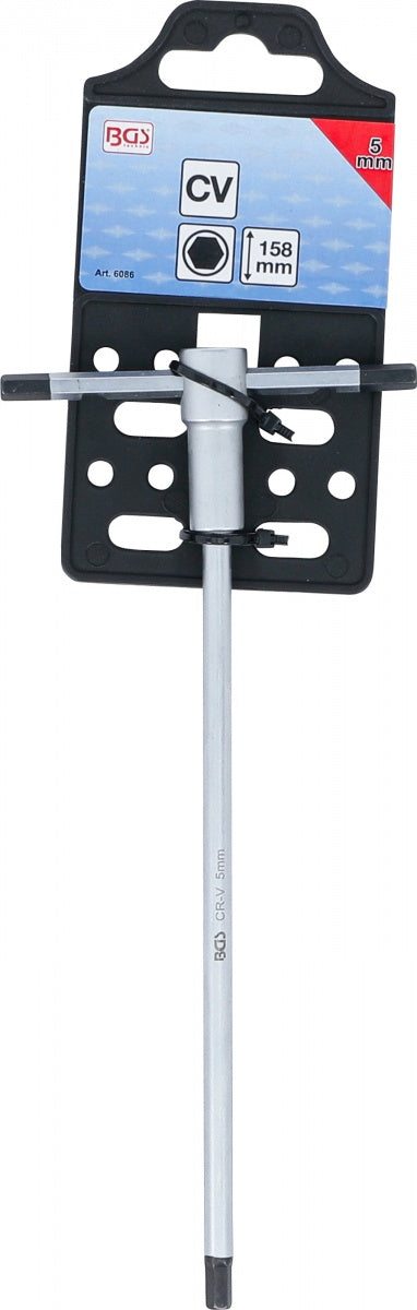 Atsuktuvas su slankiojančia T formos rankena | vidinis šešiakampis | 5 mm (6086)