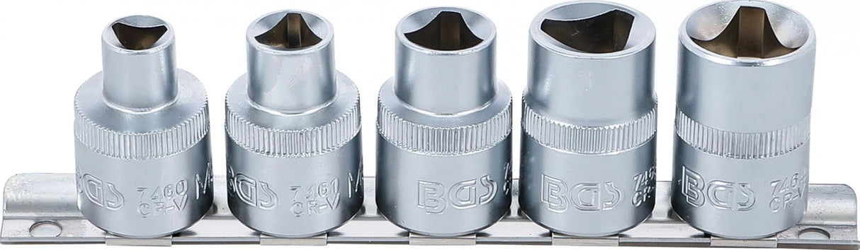 Trikampių galvučių rinkinys | M5 - M12 (8 - 16,5 mm) | 5 vnt. (8608)