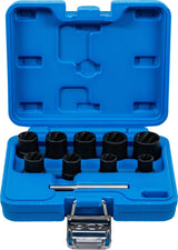 Specialus galvučių rinkinys / sraigtiniai ištraukikliai  | 10 mm (3/8") | 10 - 19 mm | 10 vnt. (5265)