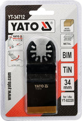 Priedas daugiafunkciniam įrankiui | BIM-TIN | 90 mm / 34 mm (YT-34712)
