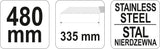 Peilis izoliacinėms medžiagoms | 480 mm (YT-7624)