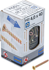 Universalūs varžtai | Cross Slot PZ2 | 4.0 x 40 mm | 150 vnt. (88043)