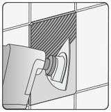 Priedas daugiafunkciniam įrankiui trikampis | šlifavimui (YT-34687)