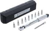 Sukimo momento veržliarakčių rinkinys | 6,3 mm (1/4") | 2–24 Nm | 11 vnt. (72118)