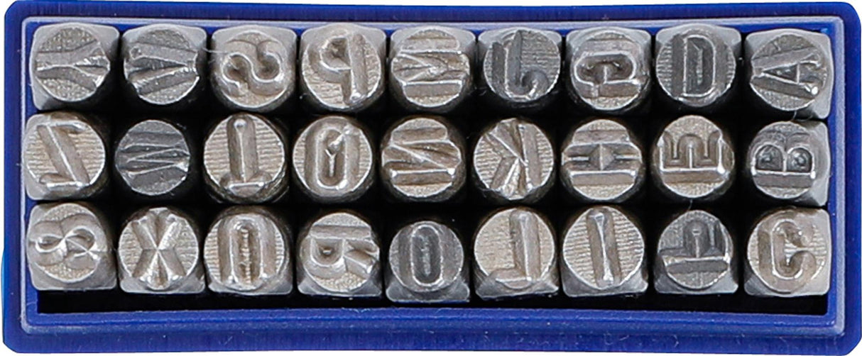 Raidžių išmušėjų rinkinys A iki Z | 5 mm (2032)