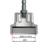 Spaudimo adapteris Nr. 11 BGS 8027, 8098 | Audi, VW (8027-11)