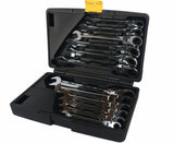 Terkšlinių raktų komplektas vartoma galvute 8-19 mm. 12 vnt."Stahlberg" (3102401N-12PC)