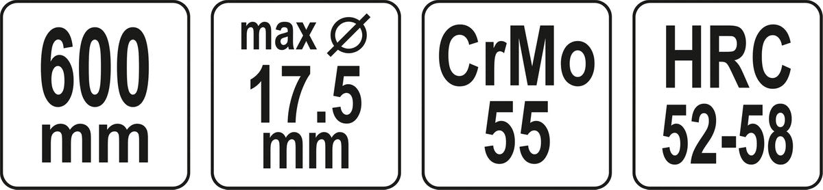 Žirklės kabeliui | 240 mm² | 600 mm (YT-18616)