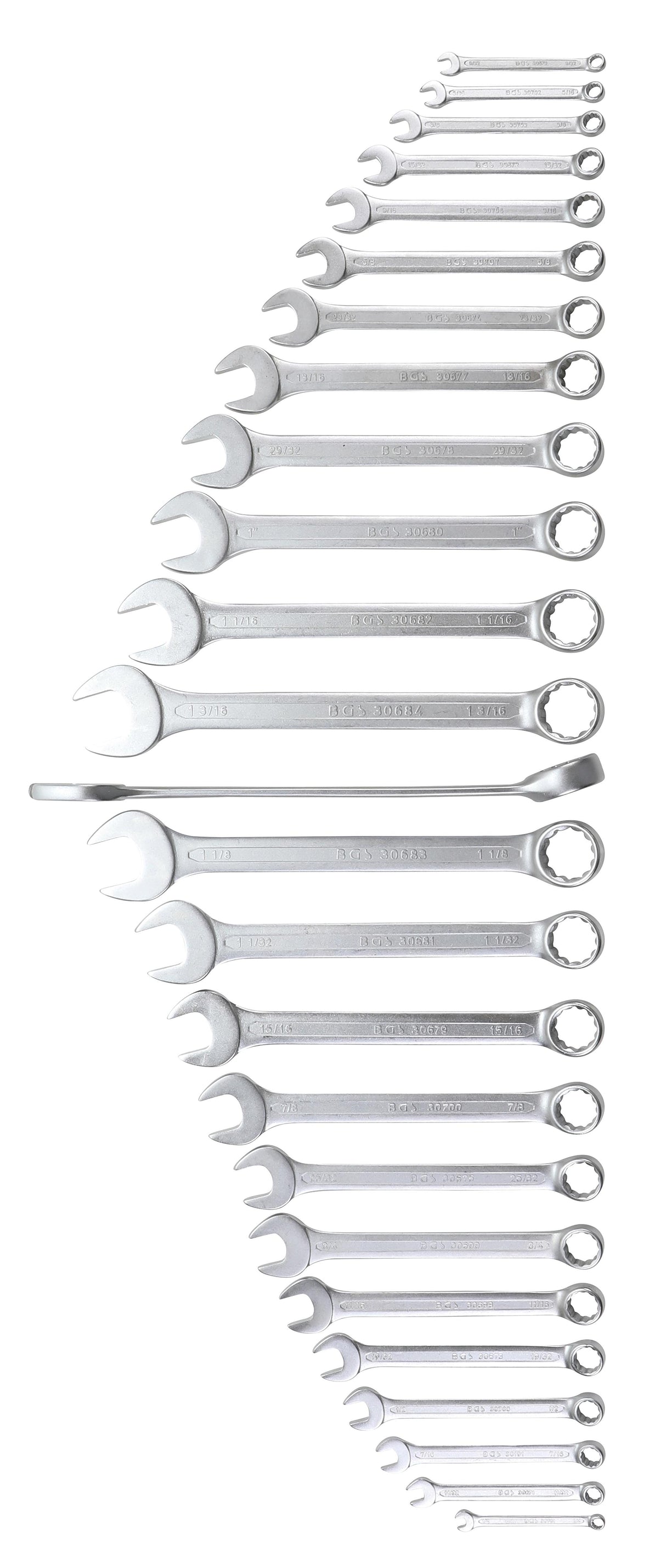 COMBINATION SPANNER SET | INCH SIZES | 1/4" - 1.1/4" | 25 PCS. (9473)