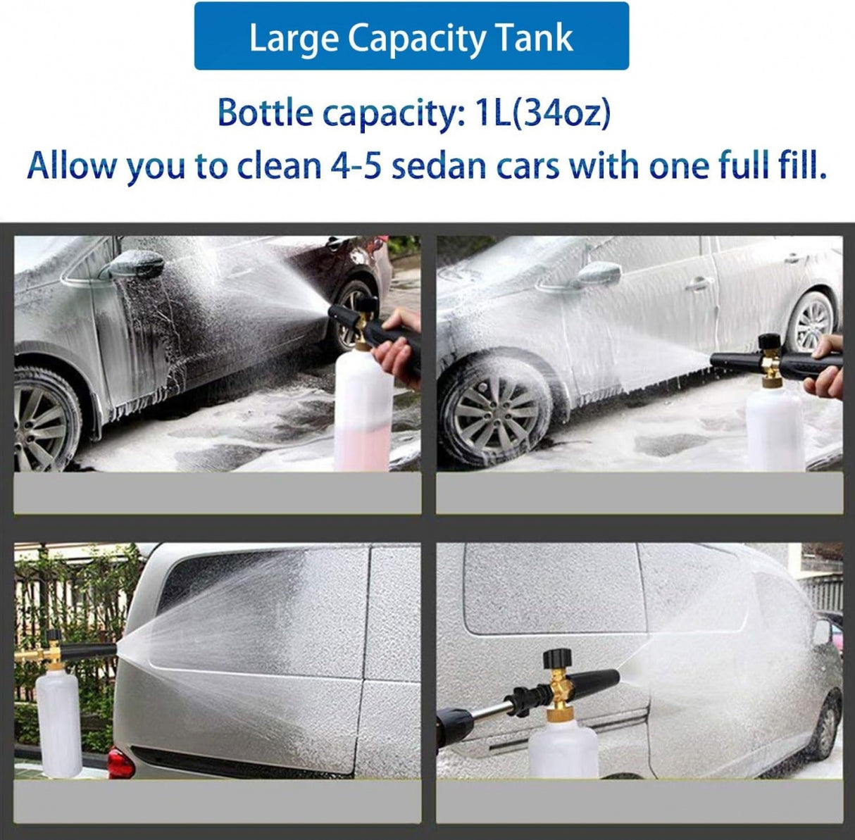 Putų generavimo pistoletas | Snow Foam | varis | 1L (WG1C)