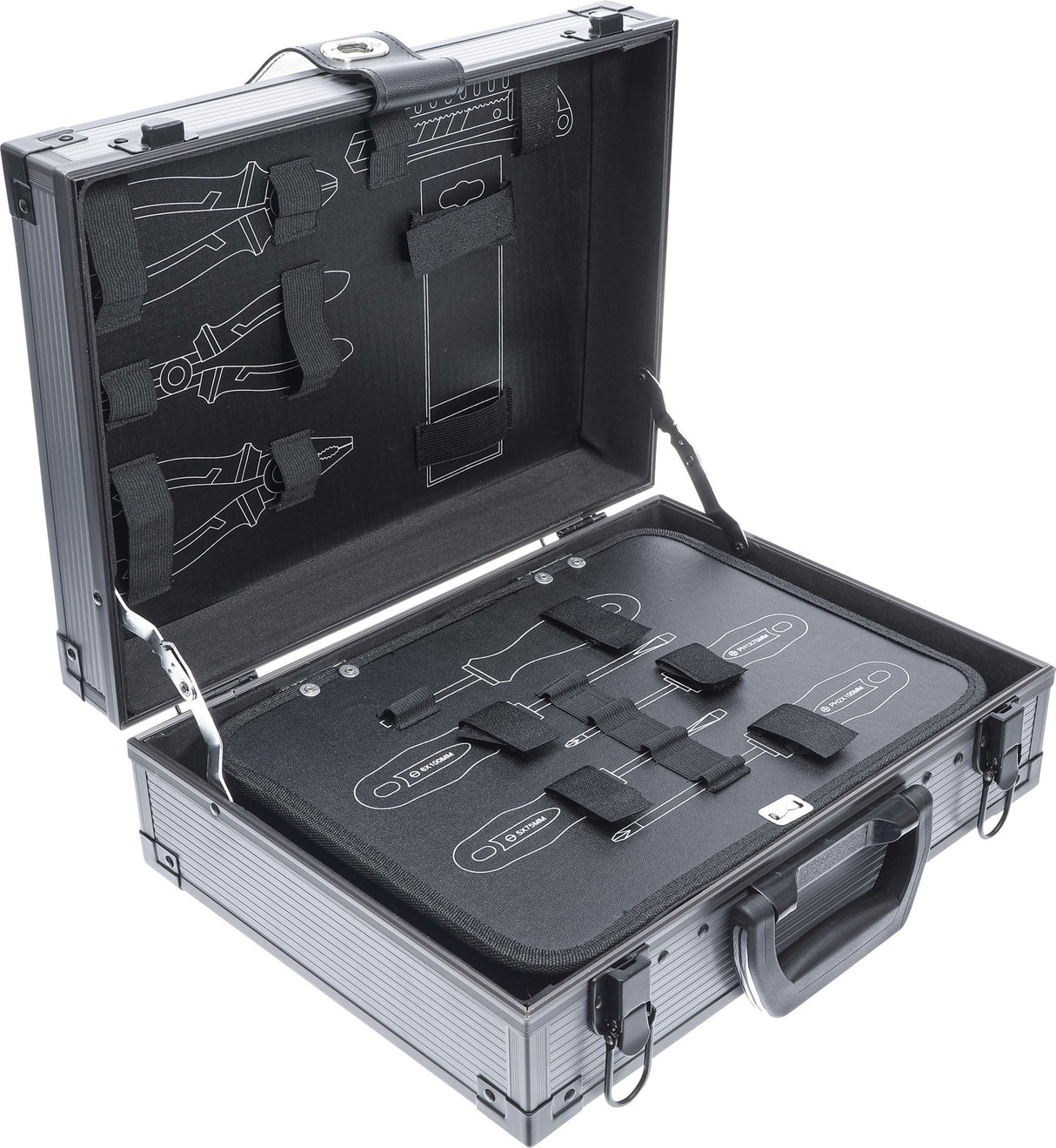 Tuščia aliumininė dėžė nuo BGS 6057 (6057-1)