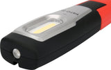 Аккумуляторная рабочая лампа | 6W COB, 600LM + 250LM, LI-ION 3.7V 2600MAH, IK07, IP54, CRI80