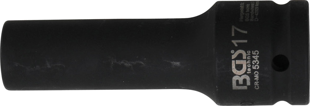 Smūginė galvutė ilga | 12 kampų | 20 mm (3/4") | 17 mm (5345)