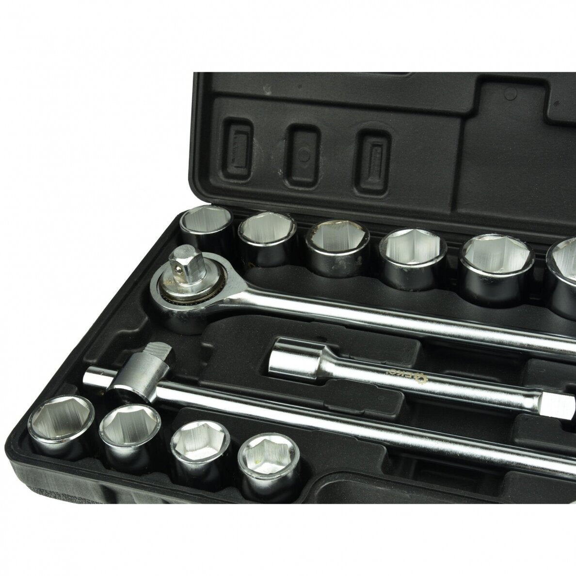 Galvučių komplektas 6 kampų | 20 mm (3/4") | 21 vnt. (ES-4226)