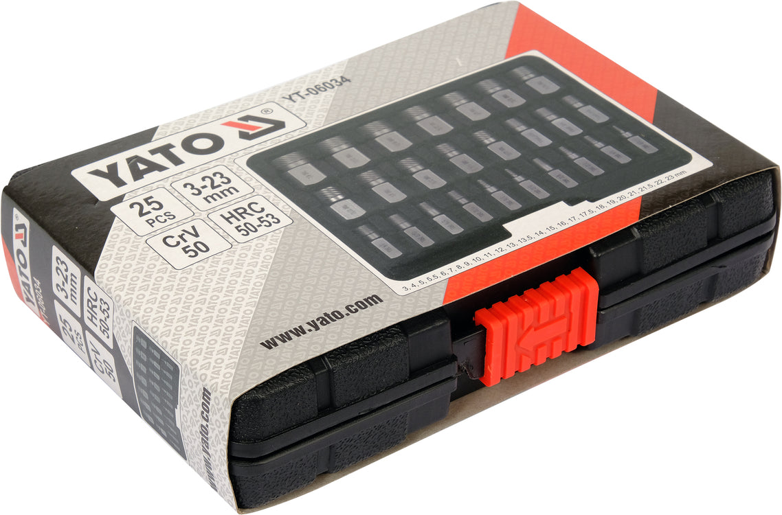 Sraigtiniai ištraukikliai | 25 vnt. (YT-06034)