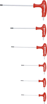 T-rankenėlių atsuktuvų rinkinys | T-Star su sylėmis (Torx) | T10-T40 | 6 vnt. (7830)