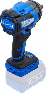 Akumuliatorinio smūginio veržliarakčio rinkinys | bešepetėlinis | 550 Nm | 18 V | su įkraunama baterija ir greitu įkrovikliu (7390)